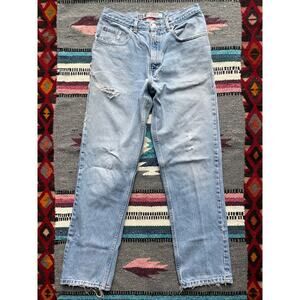 90s Distressed Sonoma High Rise Straight Fit Jeans Size 32